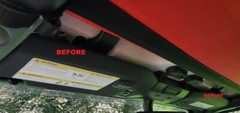 Sun Visor Warning Label Blackout for Jeep Wrangler JK 2011- 2017 – Since 1941