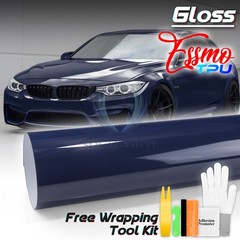 TPU Color Gloss Midnight Blue PPF Paint Protection Film Dry Wet Apply Vinyl Wrap