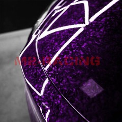 ESSMO PET Marble Forged Gloss Carbon Fiber Royal Purple Vehicle Vinyl Wrap Decal