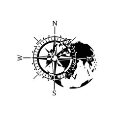 Vinyl Decal Compass Totem Graphics Sticker Waterproof For Car Truck Universal