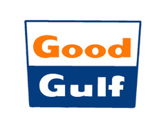 FITS VINTAGE THAT GOOD GULF GASOLINE MOTOR OIL PUMP RESTORATION STICKER DECAL