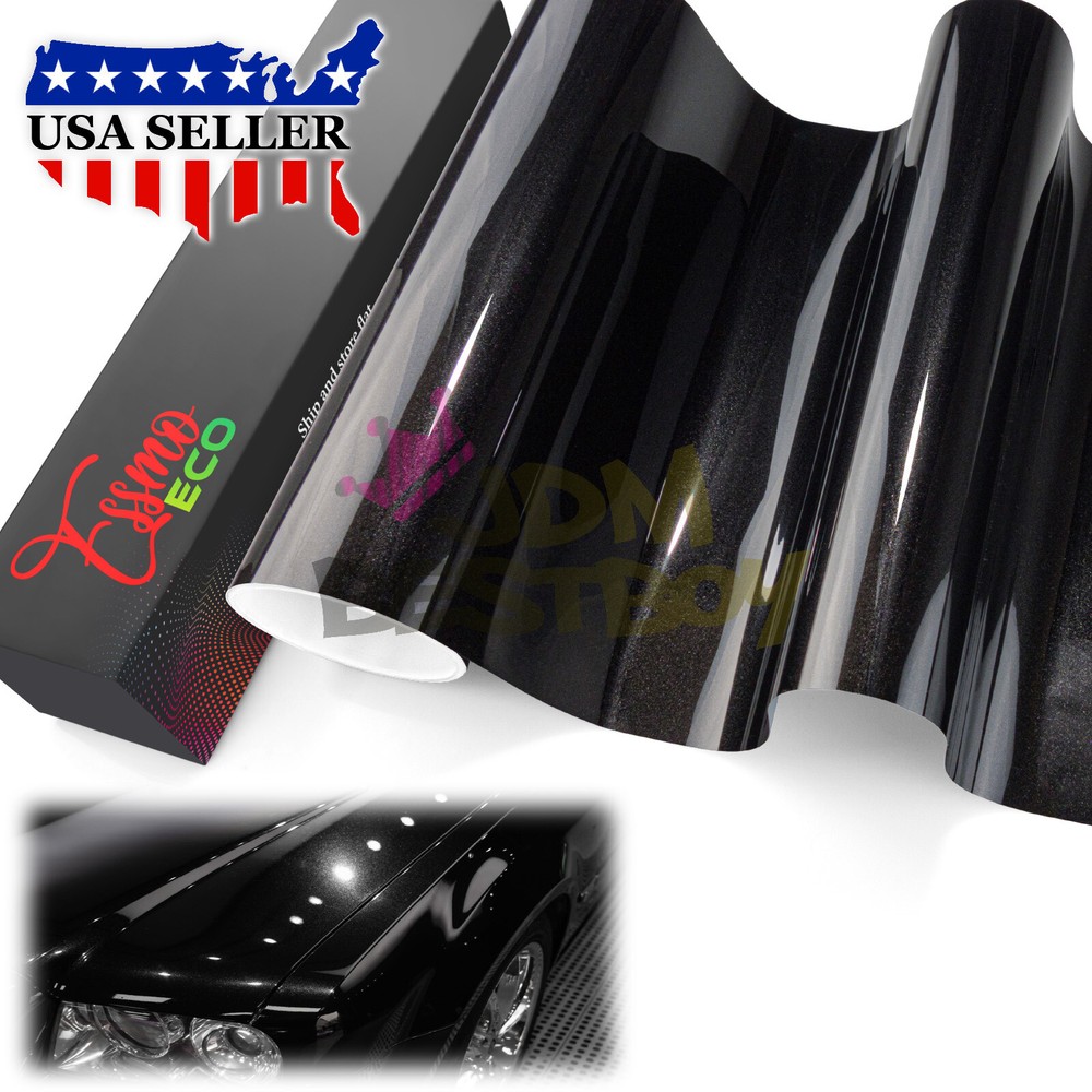 4″x8″ Sample PPF Paint Protection Film Gloss Black Silver Metallic Scratch Free