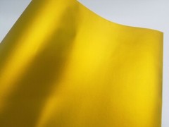 Matte Satin Chrome Yellow Gold Vinyl Car Wrap Auto Decal Sticker Film Roll