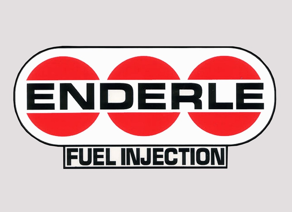 5 inch wide Enderle Fuel Injection sticker NHRA HOT ROD car truck decal