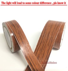 Flexible Wood Textured Grain Tape Vinyl Wrap Sticker Furniture Renovation #9723