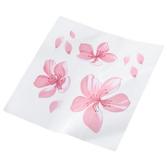 Pink Cherry-Blossom Vinyl Car Sticker Auto Flower Decal Windshield Windo Bumper