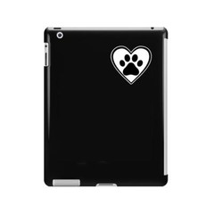 pet paw print heart black and white dog cat vinyl sticker bumper stickers 92 mm
