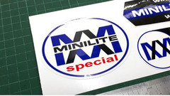 JDM Retro Classic Kei Wheel Crest Heritage Decals Vinyl Sticker Graphic SNRD041