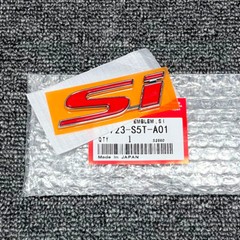 GENUINE FOR HONDA CIVIC 2017-2020 Silver RED ‘SI’ REAR BADGE EMBLEM