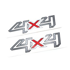 Bedside Sticker Decal 4×4 Silver Trim Silver For Ford Ranger Mc 2015 2018