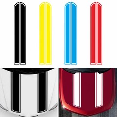 Blue Racing Stripe Graphics Car Truck Hood Bumper Vinyl Decal Sticker Universal