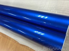 60″ x 60″ Super Gloss Metallic Blue Vinyl Film Wrap Air Bubble Free 5ft x 5ft