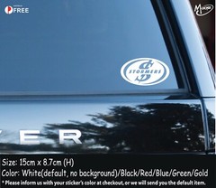 Stormers Sticker Decal-Reflective/Metallic Color South Africa Rugby Club Decal