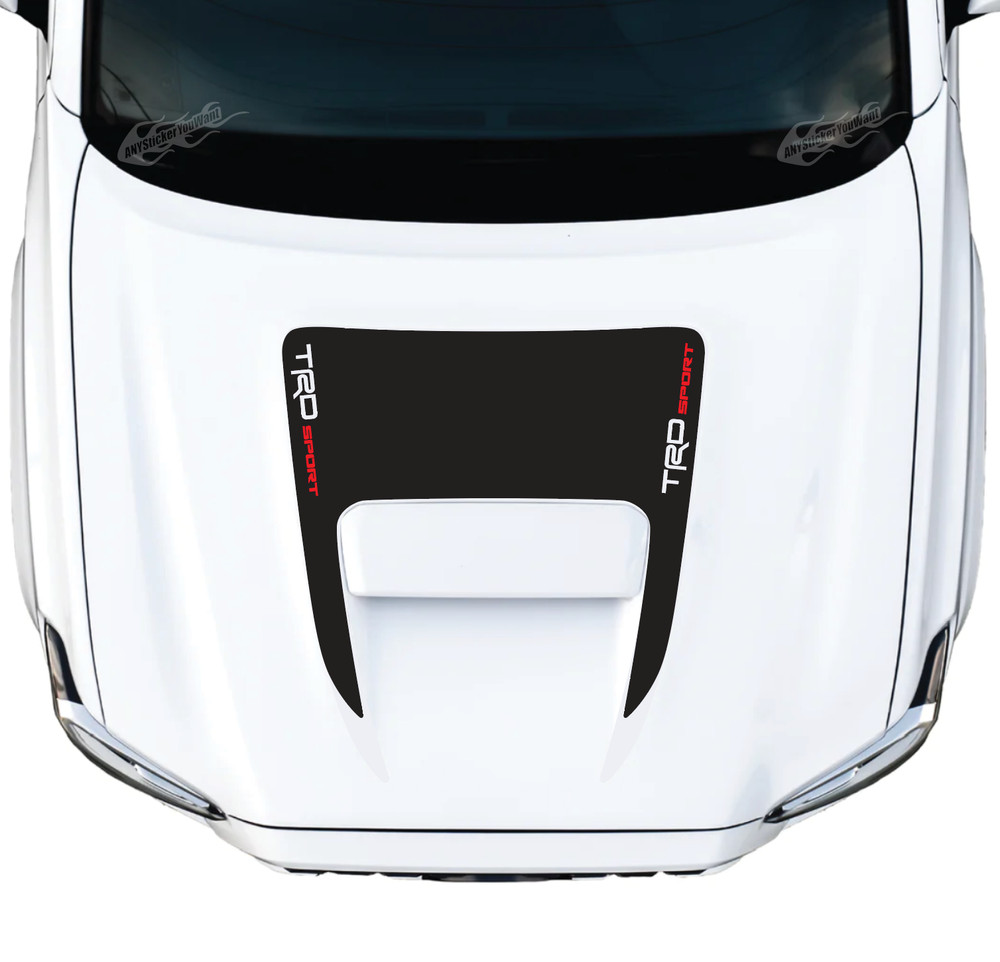 TRD Sport Blackout Hood Vinyl Decal Fits Toyota Tacoma TRD Sport 2016-2023