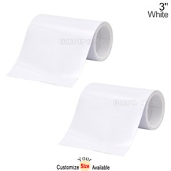 2x 3″ x 78″ DIY White Racing Stripes Car Hood Vinyl Tape Sticker Body Decals