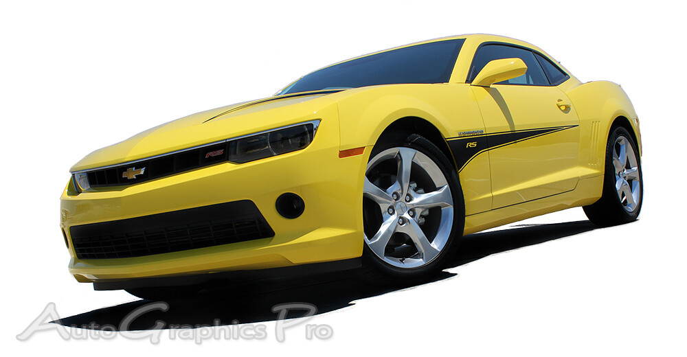SWITCHBLADE Hood Side Spears Vinyl Decals Stripes 3M Vinyl 2015 2016 2017 Camaro