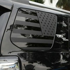 Rear Left&Right Window Sticker Decal Trim for 4Runner 2010-2020 USA Flag