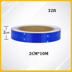 164ft Reflective Safety Conspicuity Warning Tape DIY Sticker Decal 2cm Roll