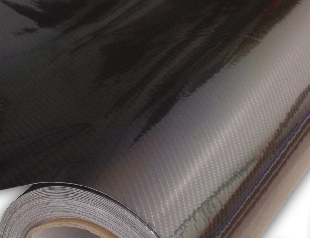 Gloss 6D Black Carbon Fiber CF 3FT x 5FT Vinyl Car Wrap Sticker Decal Film Roll