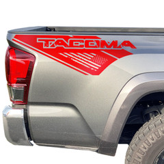 Tacoma Flag Decals Truck Fit Toyota TRD SR5 Sport Off Road Bedsides Decal Vinyl