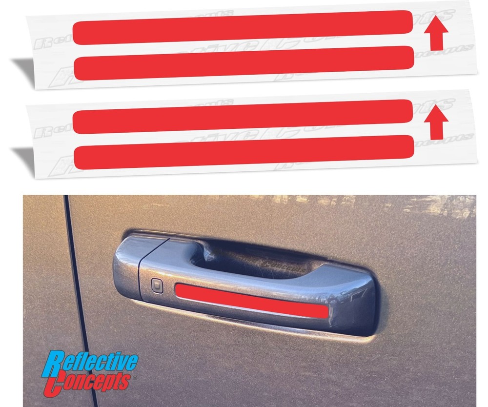 Door Handle Accent Decals for 2019-2023 Ram 1500