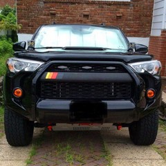 Vinyl Paper Fits Toyota 4Runner Tundra Tacoma TRD Tri-Color Stripe Decal Sticker
