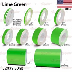 LIME GREEN Roll Vinyl Pinstriping Pin Stripe Car Motorcycle Tape Decal Stickers