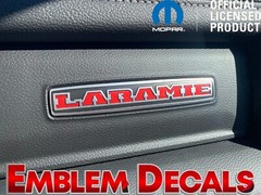 Ram 1500 DT LARAMIE Dash Emblem Decal Overlay Decal 2025 2026
