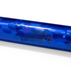Gloss Camouflage Shadow Camo Royal Blue Car Vinyl Wrap Sticker Decal Film Sheet