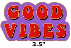 Good Vibes – Car Truck Window Bumper DIE CUT VINYL Graphics Sticker Decal Retro
