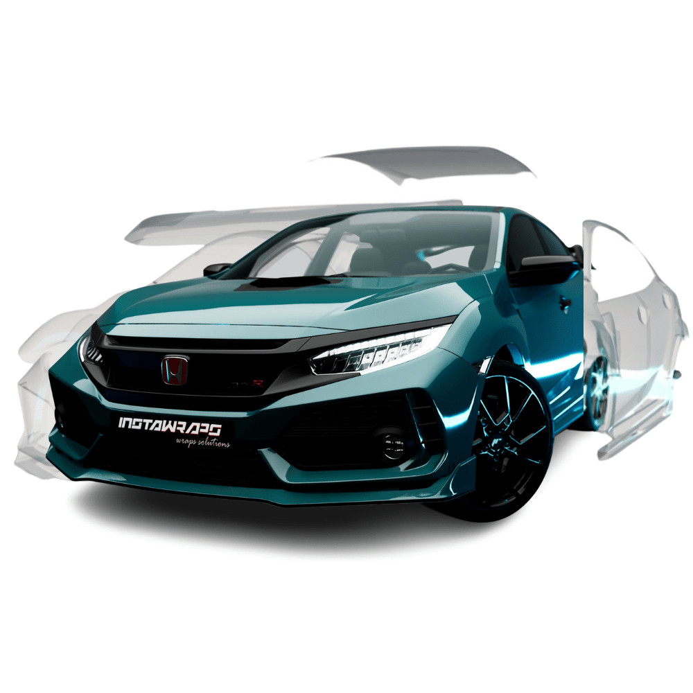 3M Colored PPF / PWF Series Gloss Basilisk Blue Paint Protection Film | PWF-G67
