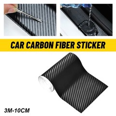 1PCS 10CM*3M Vinyl Film Wrap Bubble Free Air Release Anti Scratch Carbon Fiber