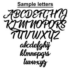 YOUR TEXT Vinyl Decal Sticker Car Window NAME Custom Lettering Handwritten