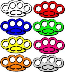 SRH Brass Knuckle Decal Pair – Sticker High Quality! Multiple Colors!!