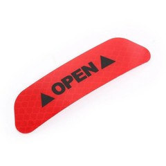 4Pcs Car Door Open Reflective Safety Warning Stickers Red Yellow Decal Tape