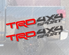 TRD 4×4 SPORT Tundra Sticker *BED SIDE STRIPESDECAL SET (0EDD01)
