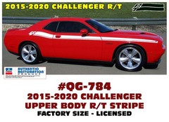 QG-784 2015 2016 2018 2019 2020 DODGE CHALLENGER UPPER R/T STRIPE LICENSED