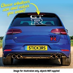 GTR, GT-R, GT R Vinyl Decal – Choose Your Size & Colour!