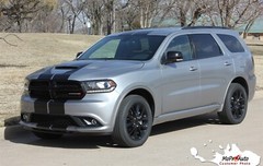 Decal Rally Stripes Kit for DODGE DURANGO SRT 392 Dual Sticker Redline Skirt Lip