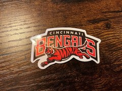 Motorcycle Sticker for Helmets or toolbox #13,198 NFL Cincinnati Bengals