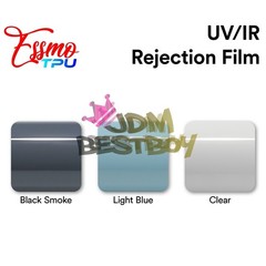 TPU Light Blue Glass Sunroof VLT70% UV99% Block Windshield Sunshade Top Window