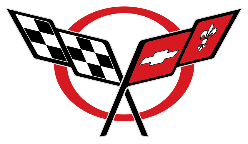 CHEVY VETTE RED DECAL 3M STICKER MADE IN USA WINDOW CAR BIKE LAPTOP