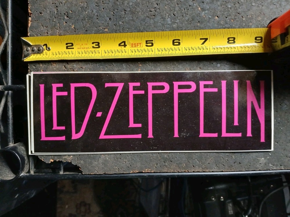Led Zeppelin Sticker Vinyl Decal Car Bumper Window 2.5″ X 9″