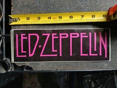 Led Zeppelin Sticker Vinyl Decal Car Bumper Window 2.5″ X 9″