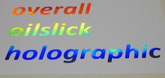 Oil Slick Rainbow Holographic Sign Vinyl 24″ x 10 yards Iridescent, Shimmers