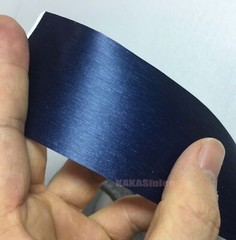 Dark Blue Car House Wall Metal Brushed ALUMINUM Vinyl Wrap Sticker Tape Strips