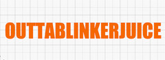 1.6″ x 10.4″ Vinyl Bumper Sticker Oracal 651 Orange Die Cut Decal