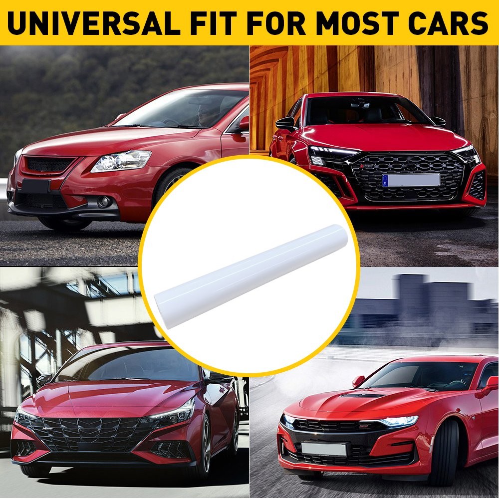 White Sun Strip Visor Windshield Banner Vinyl Long Lasting Premium Blank Decal