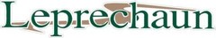 “LEPRECHAUN” RV LOGO Lettering decal Green & Lt. Gold 30.4″ X 5.5″