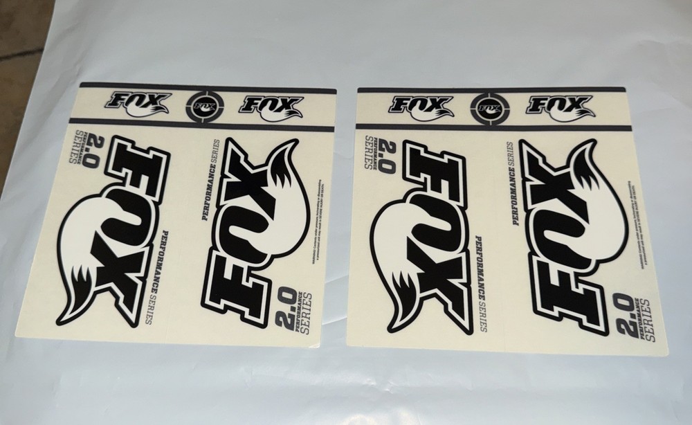 FOX RACING SHOCKS SHOX SUSPENSION 2.0 PERFORMANCE SERIES GENUINE DECALS STICKER